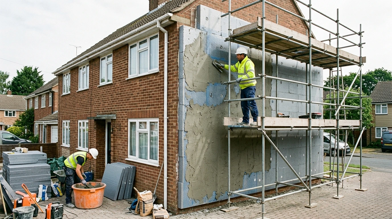 Isolation des murs par l'extérieur (ITE)