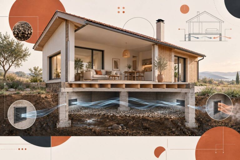 Optimiser la circulation de l&rsquo;air dans le vide sanitaire pour un habitat sain
