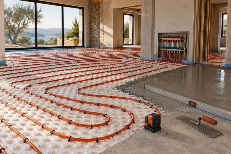 Plancher chauffant : la solution économique et performante pour un confort thermique optimal